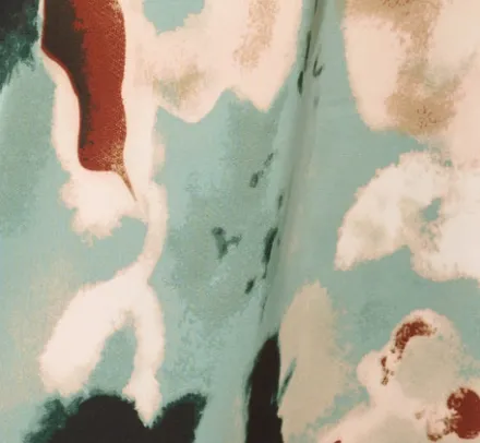 Adrianna Papell Pants & Skirts|Co-Ord Sets*Abstract Print A Line Satin Midi Skirt In Dusty Seafoam Watercolor