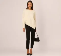 Adrianna Papell Tops & Blouses|Sweaters*Asymmetrical Slouchy Dolman Sleeve Pullover Sweater In