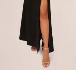 Adrianna Papell Wedding Guest Dresses|Formal Dresses*Beaded Crepe Long Dress In