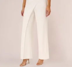 Adrianna Papell Jumpsuits*Beaded One-Shoulder Matte Jersey Jumpsuit In