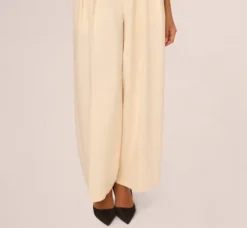 Adrianna Papell Pants & Skirts|Co-Ord Sets*Belted Wide Leg Pants With Pockets In