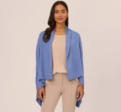 Adrianna Papell Shawls & Wraps|S'Hug®*Classic S'Hug® With Tunnel Sleeves In Porcelain Blue