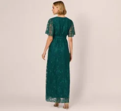Adrianna Papell Wedding Guest Dresses|Ap Exclusives*Embroidered Lace Maxi Dress In