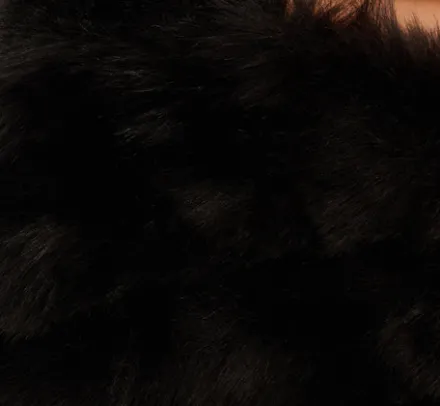 Adrianna Papell Shawls & Wraps*Faux Fur Wrap With Stone Brooch In