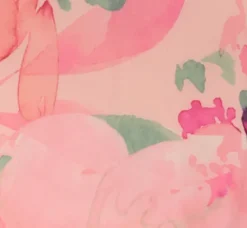 Adrianna Papell Wedding Guest Dresses|Day Dresses*Floral Print Chiffon Halter Dress With Mock Neck In Blush Multi