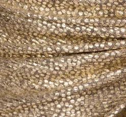 Adrianna Papell Wedding Guest Dresses|Day Dresses*Foil Knit Faux Wrap Dress With Long Sleeves In Light Gold