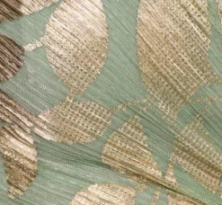 Adrianna Papell Wedding Guest Dresses|Formal Dresses*Foil Printed Asymmetric Gown With Ruffled Detail In Sage Gold