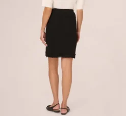 Adrianna Papell Pants & Skirts|Co-Ord Sets*Fray Trimmed Pencil Skirt With Pockets In