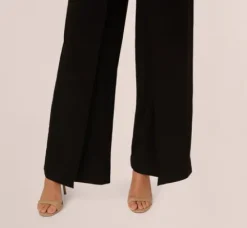 Adrianna Papell Jumpsuits|Day Dresses*Jersey Halter Jumpsuit With Overlay Details In