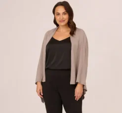 Adrianna Papell Shawls & Wraps|S'Hug®*Metallic S'Hug® With Tunnel Sleeves In