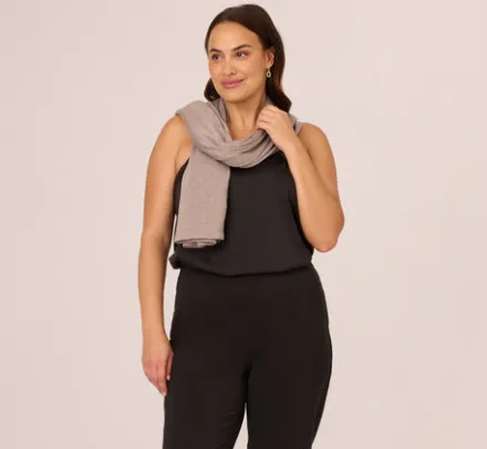 Adrianna Papell Shawls & Wraps|S'Hug®*Metallic S'Hug® With Tunnel Sleeves In