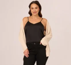Adrianna Papell Shawls & Wraps|S'Hug®*Metallic S'Hug® With Tunnel Sleeves In