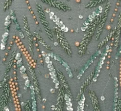 Adrianna Papell Wedding Guest Dresses|Formal Dresses*Multicolor Beaded Mermaid Gown With Sweetheart Neckline In Dark Sage