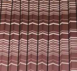 Adrianna Papell Pants & Skirts|Co-Ord Sets*Multicolor Stripe Print Pleated Midi Skirt In Mocha Ivory Chevron Stripe