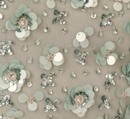 Adrianna Papell Wedding Guest Dresses|Ap Exclusives*Off Shoulder Dress With Floral Embellishment In Frosted Sage