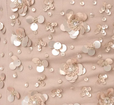 Adrianna Papell Wedding Guest Dresses|Formal Dresses*Off Shoulder Dress With Floral Embellishment In
