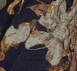 Adrianna Papell Wedding Guest Dresses|Formal Dresses*One Shoulder Jacquard Dress In Blue Gold