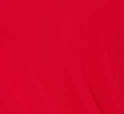 Adrianna Papell Wedding Guest Dresses|Day Dresses*Plus Size Long Sleeve Draped Jersey Dress With Beaded Cuffs In Hot Ruby