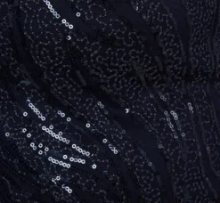 Adrianna Papell Wedding Guest Dresses|Petite-Friendly*Plus Size Sequin Embroidered Dress With Taffeta Bell Sleeves In