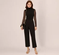 Adrianna Papell Pants & Skirts*Ponte Knit Pull On Pant With Kick Flare Hem In