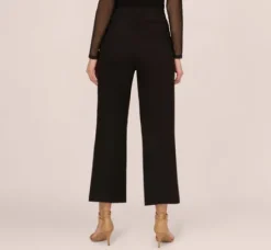 Adrianna Papell Pants & Skirts*Ponte Knit Pull On Pant With Kick Flare Hem In