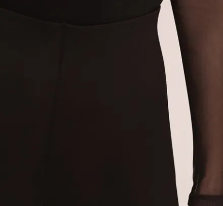 Adrianna Papell Pants & Skirts*Ponte Knit Pull On Pant With Kick Flare Hem In
