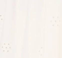 Adrianna Papell Day Dresses|Little White Dresses*Puff Short Sleeve Eyelet Dress With Empire Waist In
