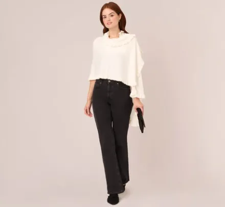 Adrianna Papell S'Hug®*Ruffled S'Hug® With Hidden Tunnel Sleeves In