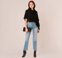 Adrianna Papell S'Hug®*Ruffled S'Hug® With Hidden Tunnel Sleeves In