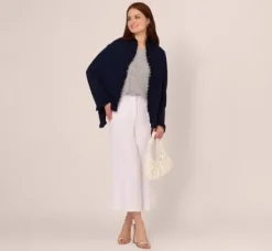 Adrianna Papell S'Hug®*Ruffled S'Hug® With Hidden Tunnel Sleeves In