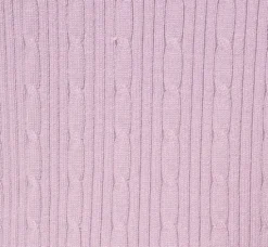 Adrianna Papell Tops & Blouses|Sweaters*Short Sleeve Cable Knit Sweater With Crew Neckline In Orchid Petal
