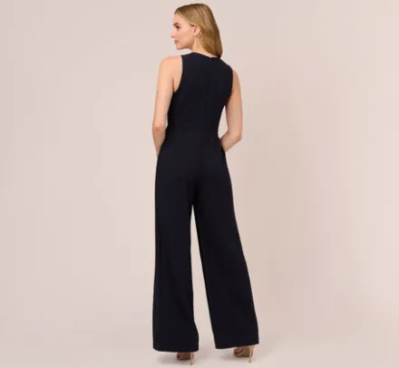 Adrianna Papell Jumpsuits*Sleeveless Asymmetrical Jumpsuit In