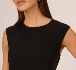 Adrianna Papell Wedding Guest Dresses|Day Dresses*Sleeveless Blouson Dress With Shirred Skirt In
