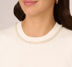 Adrianna Papell Tops & Blouses|Sweaters*Sleeveless Pearl Neck Sweater In