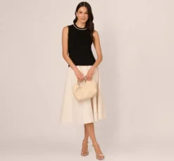 Adrianna Papell Tops & Blouses|Sweaters*Sleeveless Pearl Neck Sweater In