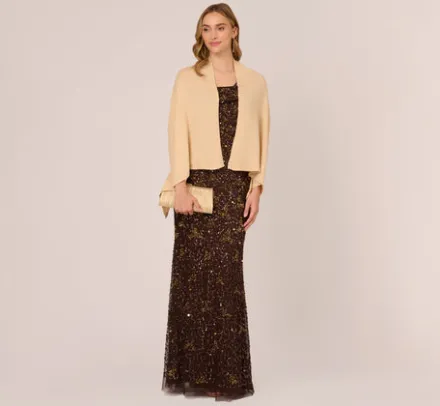 Adrianna Papell S'Hug®*Slim S'Hug® With Hidden Tunnel Sleeves In