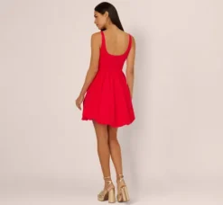 Adrianna Papell Wedding Guest Dresses|Day Dresses*Square Neck Bubble Dress In
