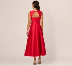 Adrianna Papell Wedding Guest Dresses*Sweetheart Mikado Ankle Dress In