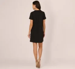 Adrianna Papell Wedding Guest Dresses|Ap Exclusives*Tweed Sheath Dress With Short Sleeves In