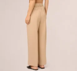 Adrianna Papell Pants & Skirts|Co-Ord Sets*Twill Zip Fly Belted Wide Leg Pant In