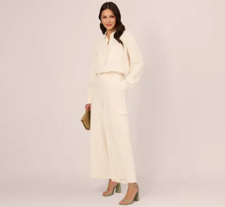Adrianna Papell Pants & Skirts|Co-Ord Sets*Utility Cargo Pants With Pockets In